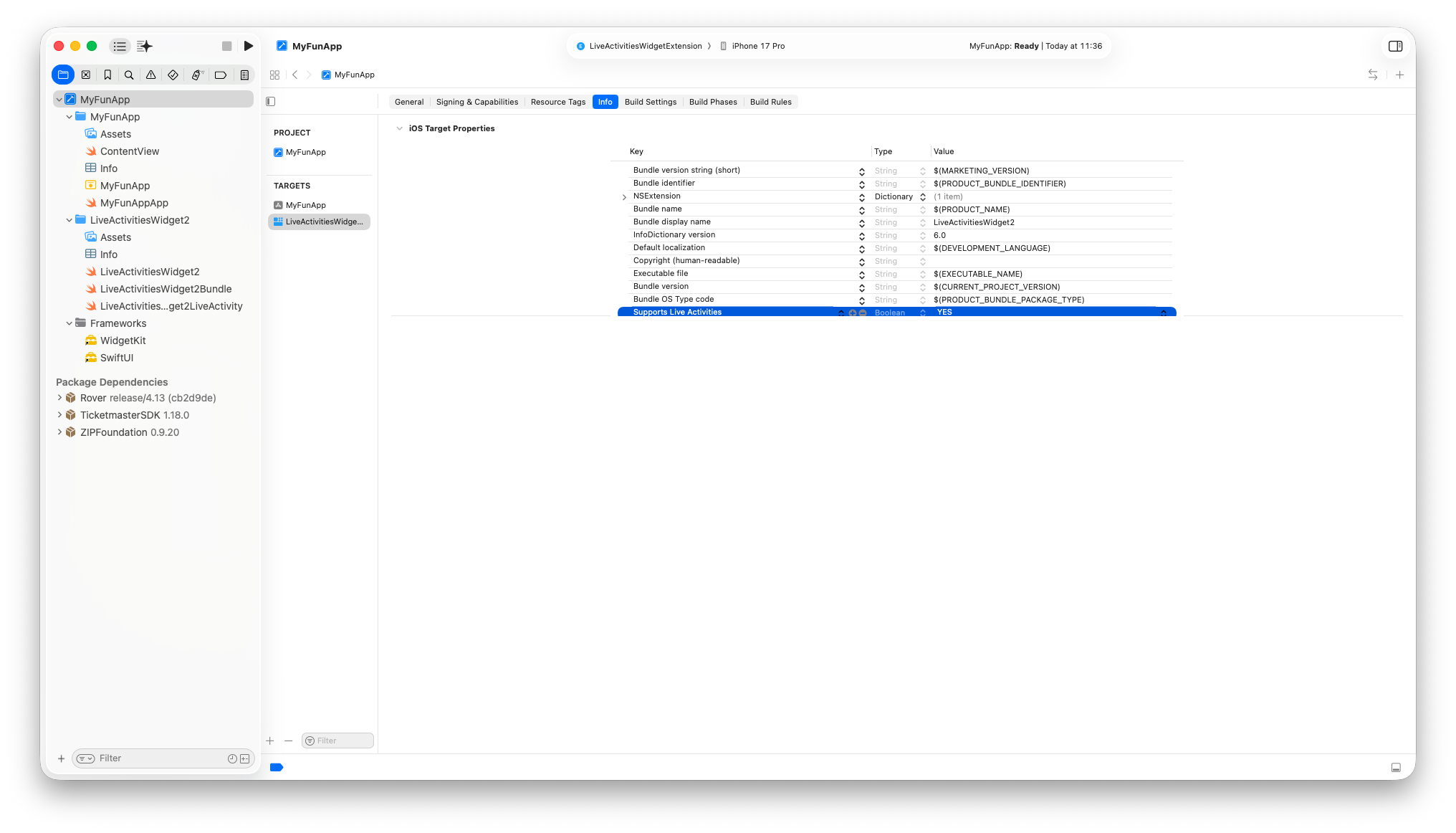Info.plist Configuration