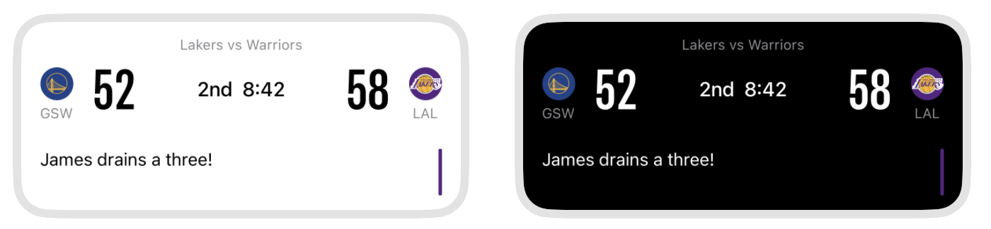 Live Activity on Lock Screen