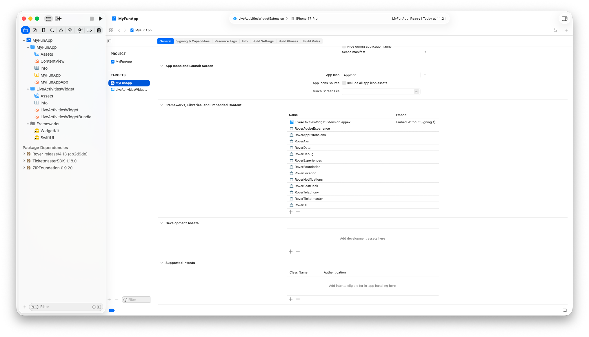Frameworks and Libraries Section