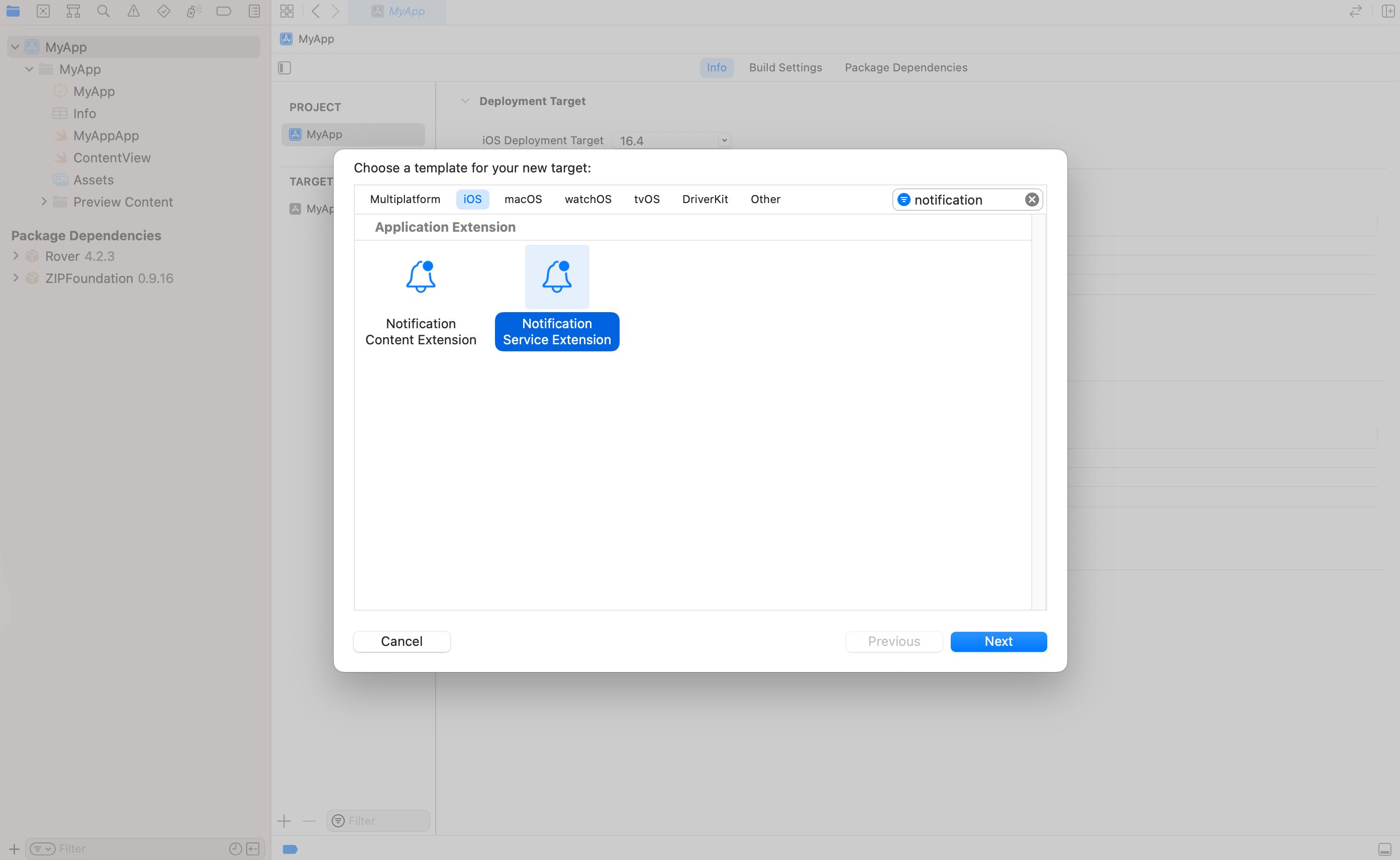 Service Extension